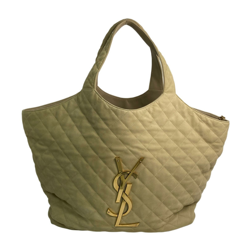 △ SAINT LAURENT 聖羅蘭 Beige Suede Icare Tote Bag 淺褐色麂皮托特袋 GNR698651-267008088-1