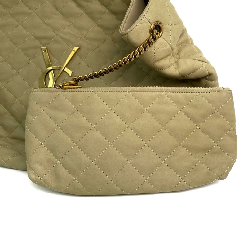 △ SAINT LAURENT 聖羅蘭 Beige Suede Icare Tote Bag 淺褐色麂皮托特袋 GNR698651-267008088-19