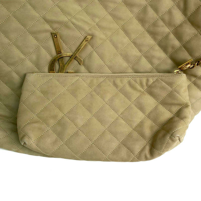 △ SAINT LAURENT 聖羅蘭 Beige Suede Icare Tote Bag 淺褐色麂皮托特袋 GNR698651-267008088-20