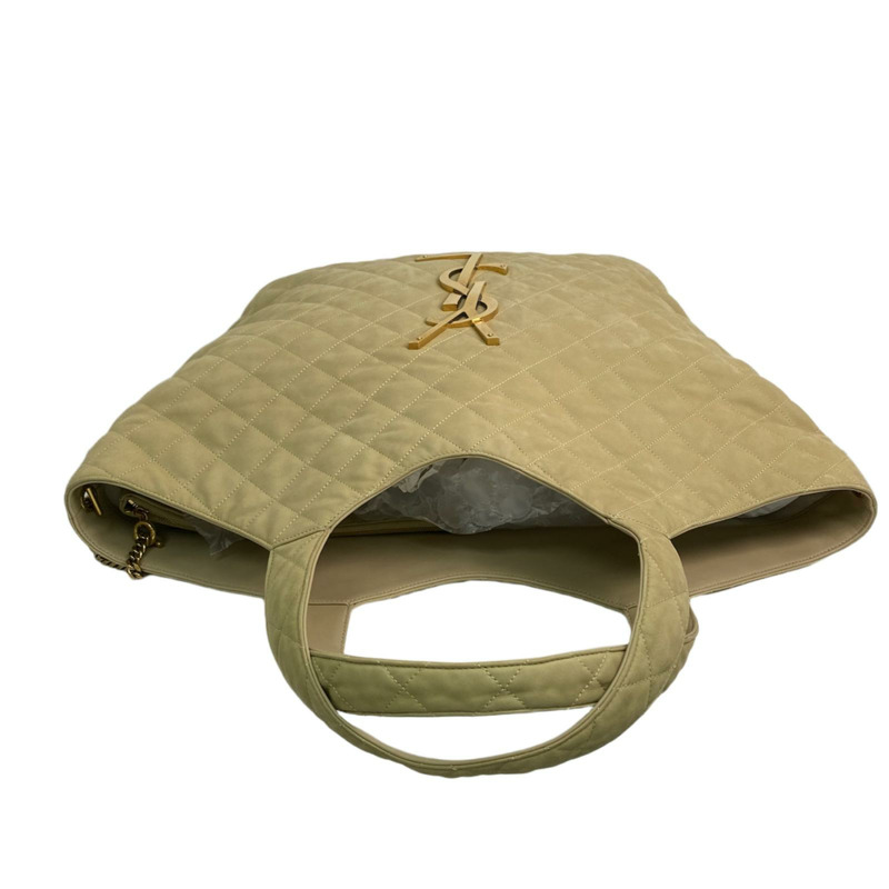 △ SAINT LAURENT 聖羅蘭 Beige Suede Icare Tote Bag 淺褐色麂皮托特袋 GNR698651-267008088-21