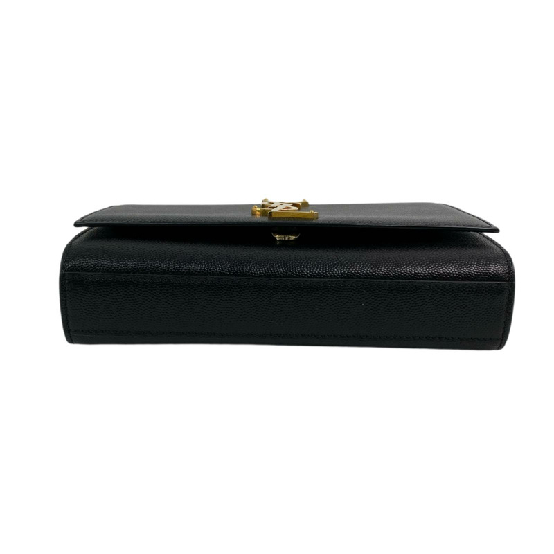 △ SAINT LAURENT 聖羅蘭 Black Caviar Skin Kate Crossbody Bag 黑色粒紋小牛皮斜揹袋 GLT469390-267009428-5