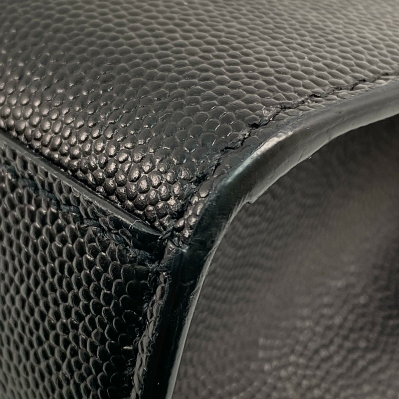 △ SAINT LAURENT 聖羅蘭 Black Caviar Skin Kate Crossbody Bag 黑色粒紋小牛皮斜揹袋 GLT469390-267009428-9