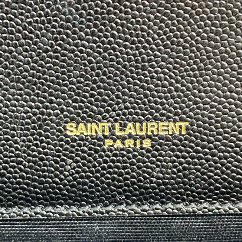 △ SAINT LAURENT 聖羅蘭 Black Caviar Skin Kate Crossbody Bag 黑色粒紋小牛皮斜揹袋 GLT469390-267009428-12