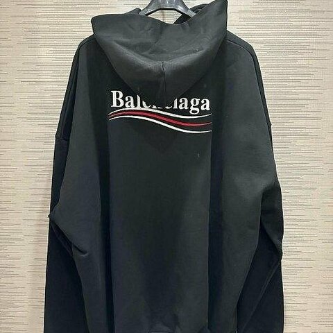 💎Han's house精品服飾💎Balenciaga 巴黎世家 可樂 刺繡 雙面 連帽 衛衣 寬版 現貨 M 原價36900
