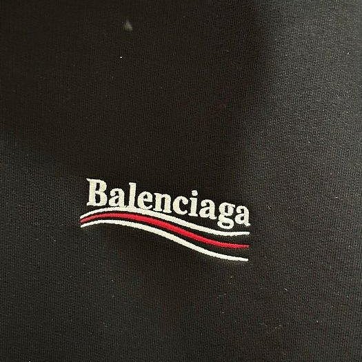 💎Han's house精品服飾💎Balenciaga 巴黎世家 可樂 刺繡 雙面 連帽 衛衣 寬版 現貨 M 原價36900-3