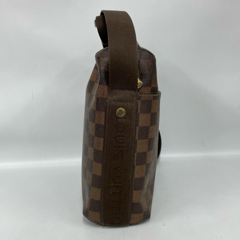 Louis Vuitton 路易威登 經典棕棋盤格男士單肩斜挎包-3