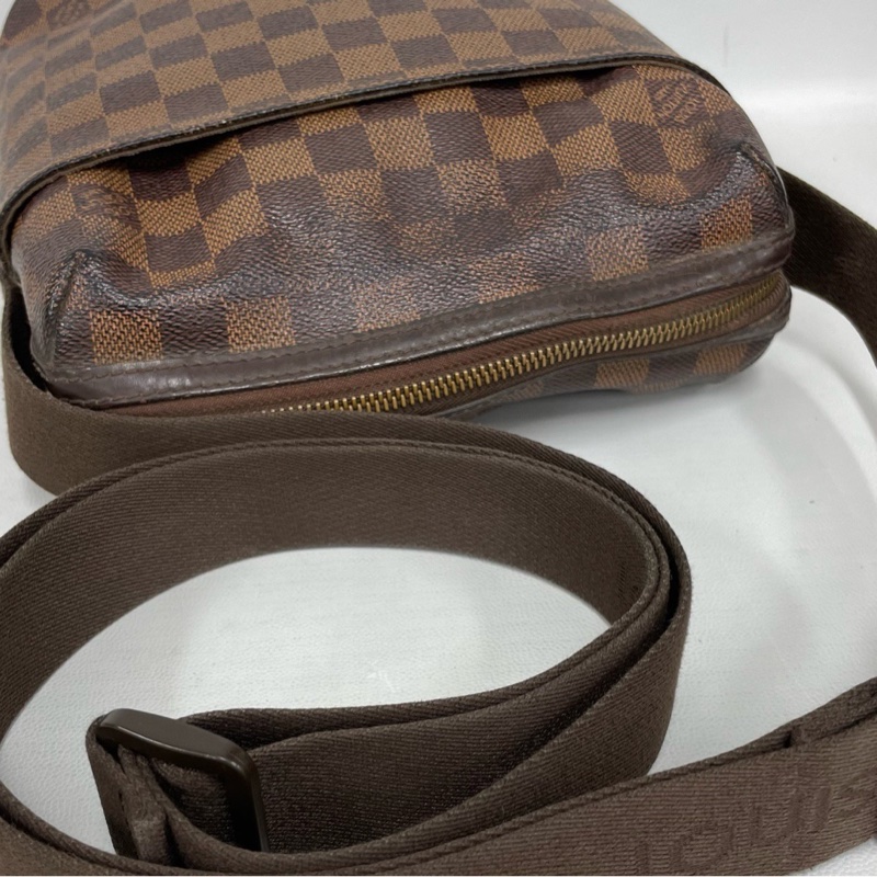 Louis Vuitton 路易威登 經典棕棋盤格男士單肩斜挎包-9