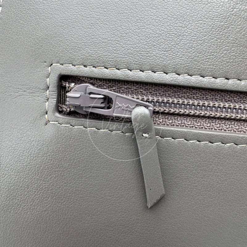 中古 香奈兒 Chanel Boy Wallet 鏈條錢包 WOC 灰色荔枝皮Grey Caviar  金色五金 Series 26-20