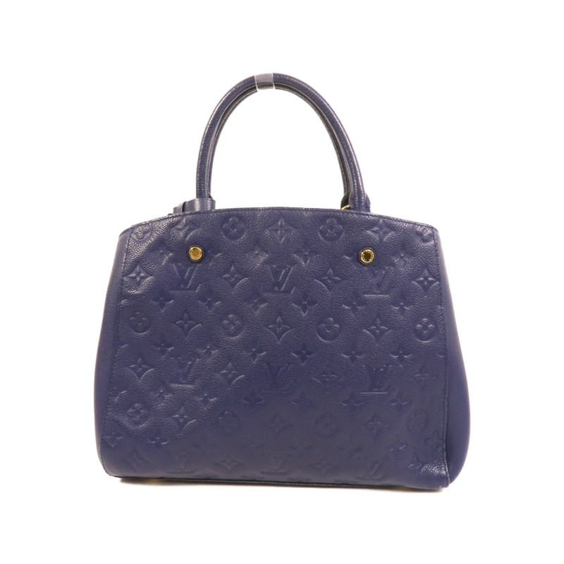 LOUIS VUITTON Monogram Empreinte Montaigne MM手挽肩背兩用袋-1