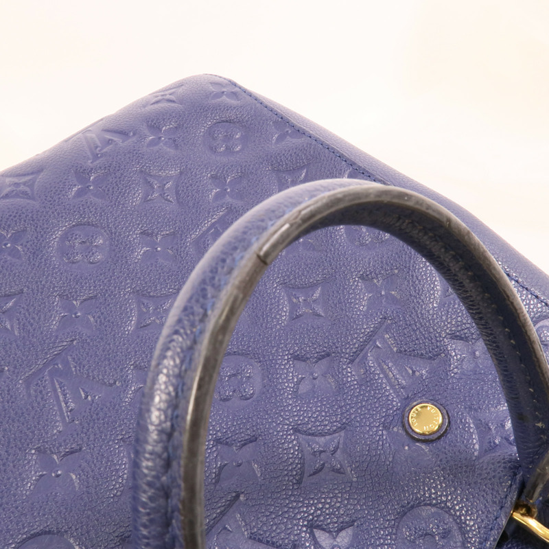 LOUIS VUITTON Monogram Empreinte Montaigne MM手挽肩背兩用袋-18