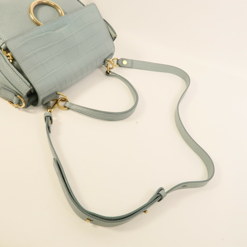 Chloe 牛皮皮革2Way Shoulder手挽肩背兩用袋-5
