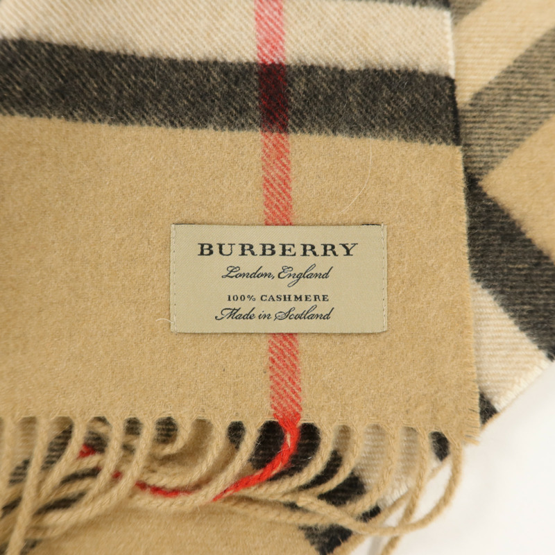 BURBERRY 羊絨Scarf頸巾-5
