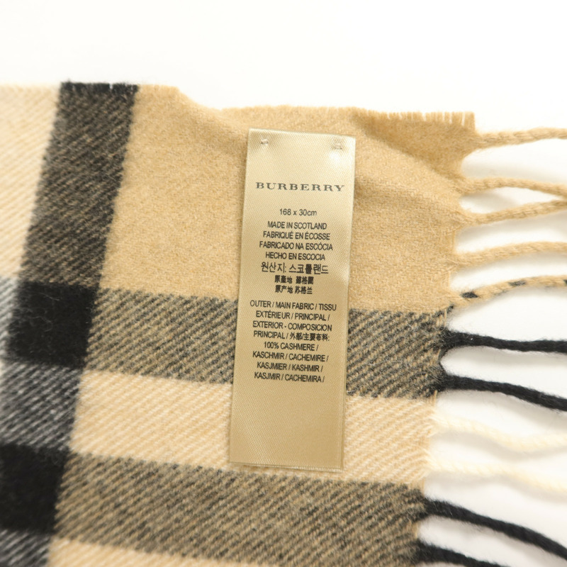 BURBERRY 羊絨Scarf頸巾-6