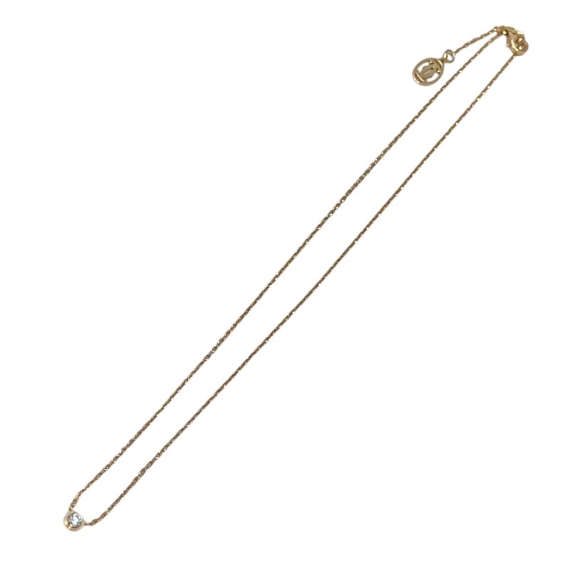 CARTIER 卡地亞 B7215700 DAMOUR 單鑽項鍊 18K-1