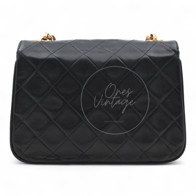 中古 香奈兒 Chanel 黑色小羊皮Black Lambskin Bijoux 鏈條翻蓋包 Chain Flap Bag-8