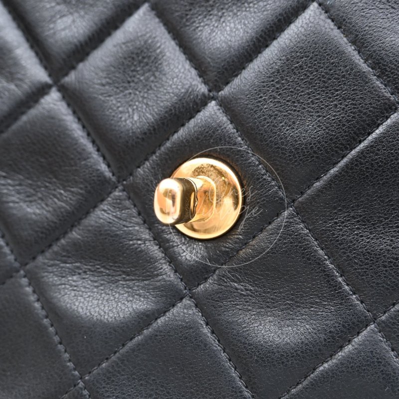 中古 香奈兒 Chanel 黑色小羊皮Black Lambskin Bijoux 鏈條翻蓋包 Chain Flap Bag-29