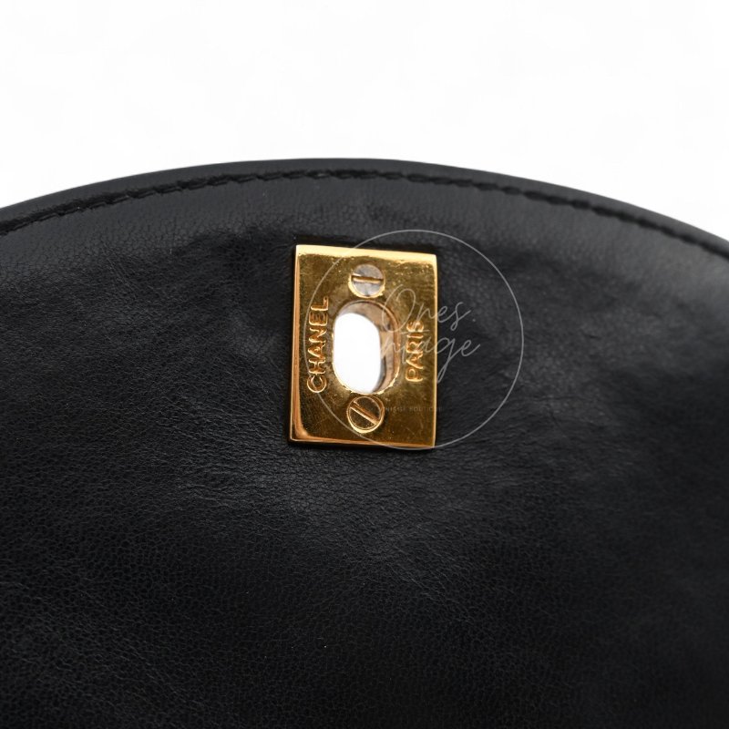 中古 香奈兒 Chanel 黑色小羊皮Black Lambskin Bijoux 鏈條翻蓋包 Chain Flap Bag-30