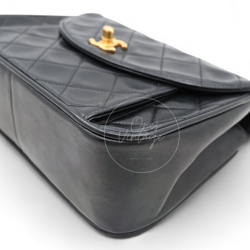 中古 香奈兒 Chanel 黑色小羊皮Black Lambskin Bijoux 鏈條翻蓋包 Chain Flap Bag-36