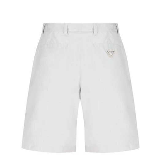 💎Han's house精品服飾💎 Prada 三角鐵牌 LOGO 尼龍 風 短褲 現貨 48 原價36000-6