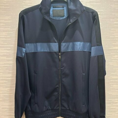 💎Han's house精品服飾💎Prada 尼龍 拼接 外套 現貨 M  原價 35000