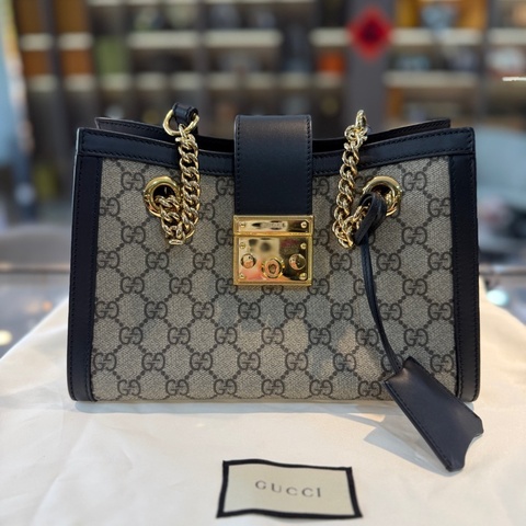 古驰/Gucci Padlock系列     古驰托特小号，尺寸26x 18 x 10