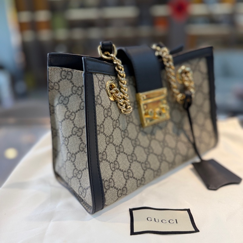 古驰/Gucci Padlock系列 古驰托特小号,尺寸26x 18 x 10-1