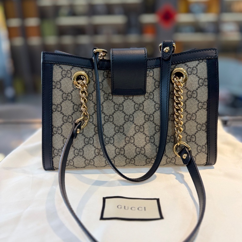 古驰/Gucci Padlock系列 古驰托特小号,尺寸26x 18 x 10-2