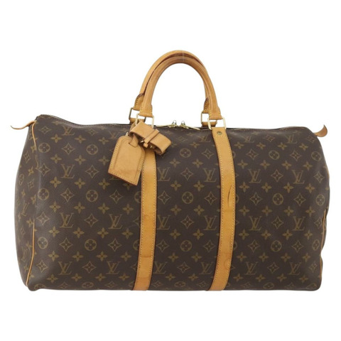 路易威登 Monogram Keepall 50 波士頓包 M41426 LV Auth 175114A