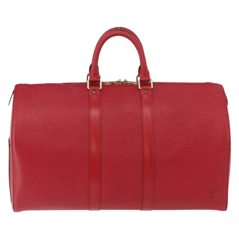 【日本直送】路易威登 Epi Keepall 45 波士頓包 紅色 M42977 LV Auth am11417V-1