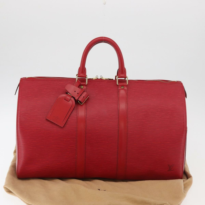 【日本直送】路易威登 Epi Keepall 45 波士頓包 紅色 M42977 LV Auth am11417V-11