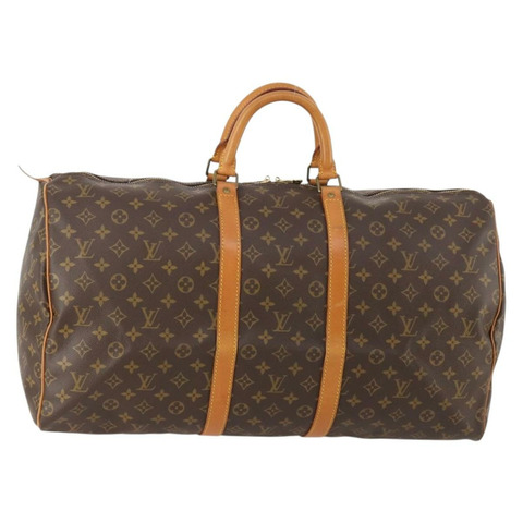 路易威登 Monogram Keepall 55 波士頓包 M41424 LV Auth 177202A