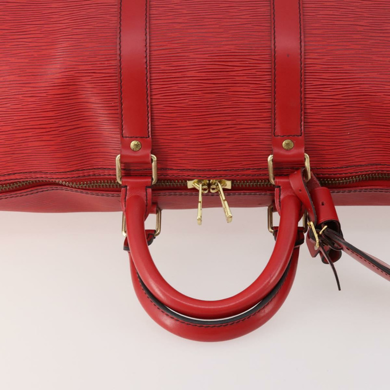 【日本直送】路易威登 Epi Keepall 45 波士頓包 紅色 M42977 LV Auth 178945A-6