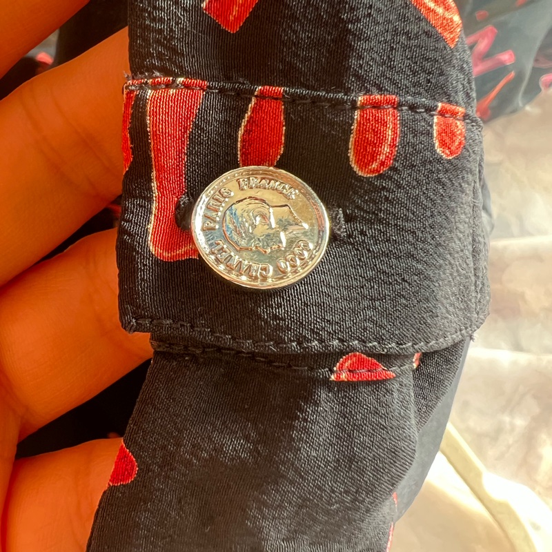 Chanel中古字母真絲背心40碼-5