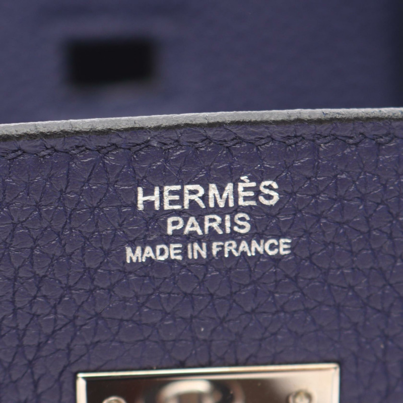 墨水藍 Togo牛皮 Birkin 30 柏金包 手提包 C刻 金扣【HERMES 愛馬仕】-3
