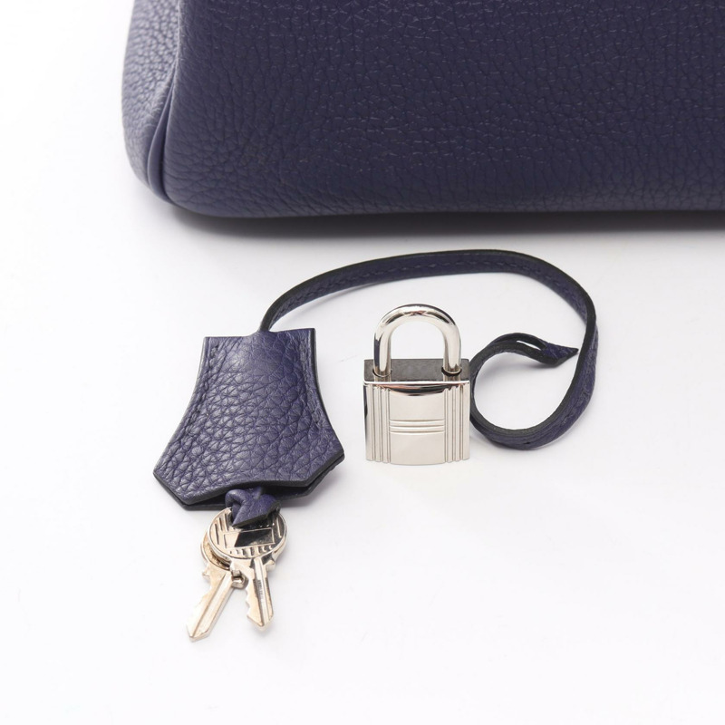 墨水藍 Togo牛皮 Birkin 30 柏金包 手提包 C刻 金扣【HERMES 愛馬仕】-5