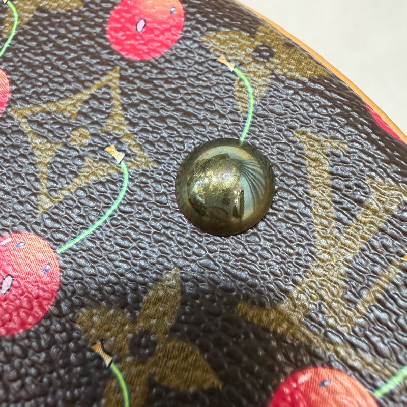 LOUIS VUITTON Bucket M95012 村上隆 櫻桃 水桶包 手提包 肩背包-11