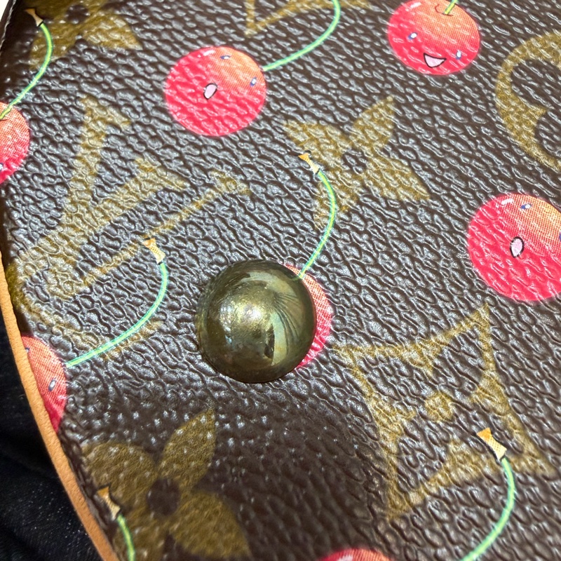 LOUIS VUITTON Bucket M95012 村上隆 櫻桃 水桶包 手提包 肩背包-14