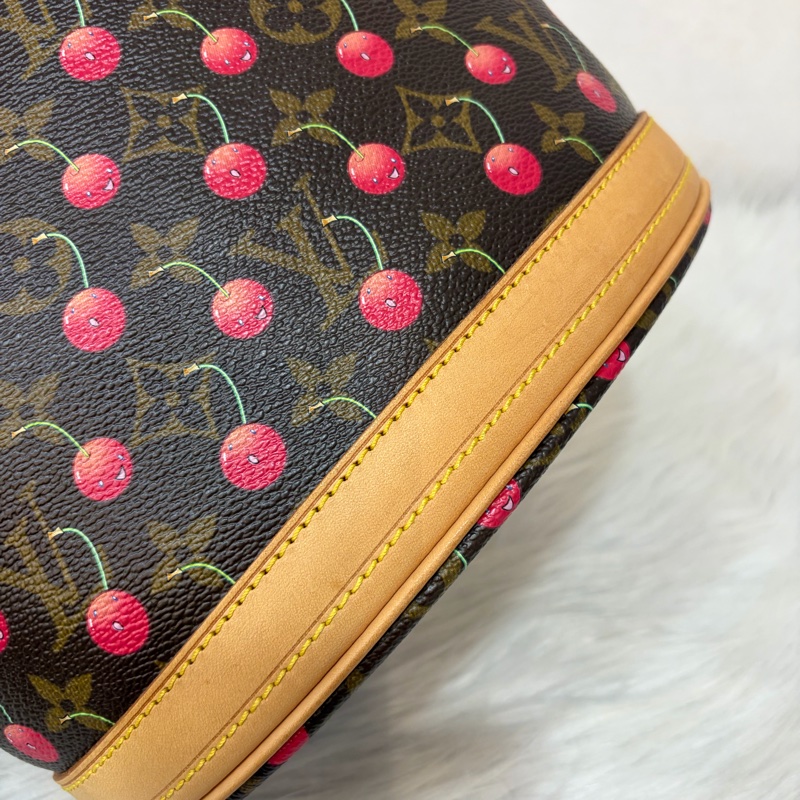 LOUIS VUITTON Bucket M95012 村上隆 櫻桃 水桶包 手提包 肩背包-15