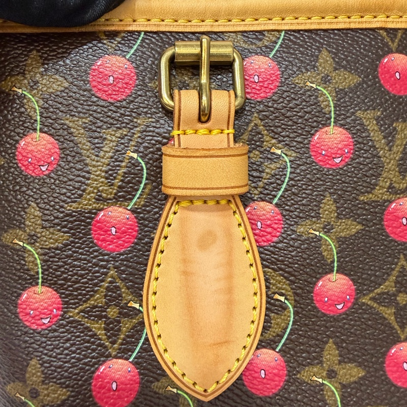 LOUIS VUITTON Bucket M95012 村上隆 櫻桃 水桶包 手提包 肩背包-22