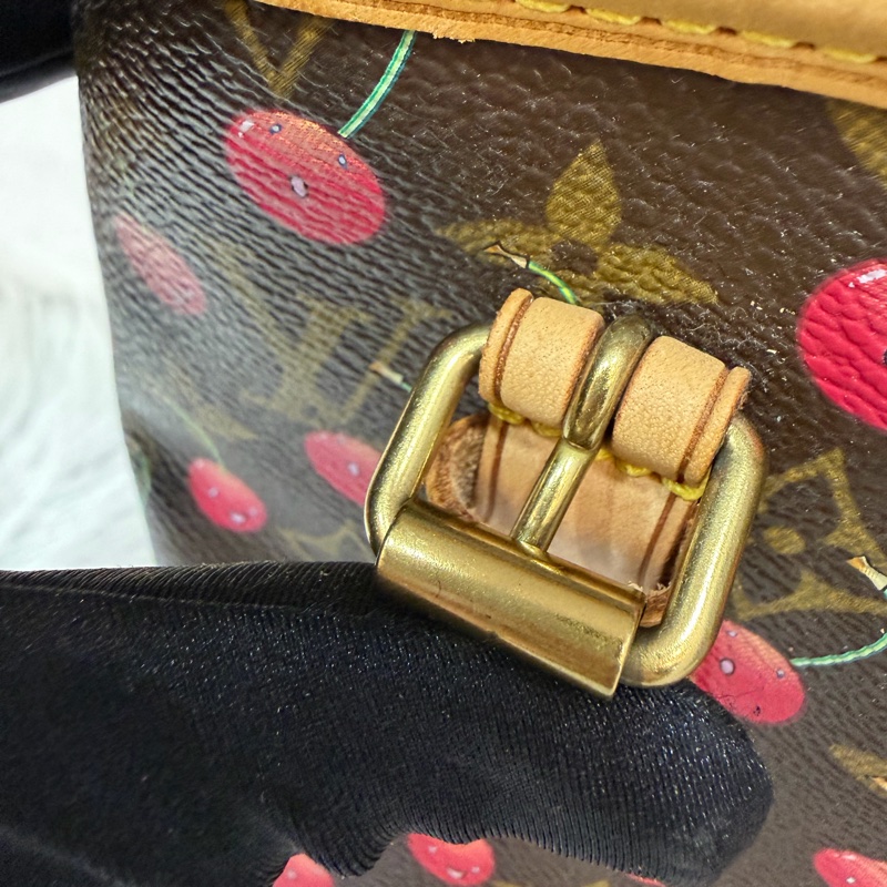 LOUIS VUITTON Bucket M95012 村上隆 櫻桃 水桶包 手提包 肩背包-23
