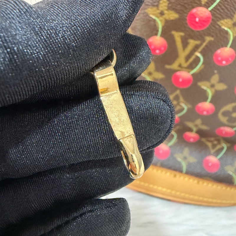 LOUIS VUITTON Bucket M95012 村上隆 櫻桃 水桶包 手提包 肩背包-32