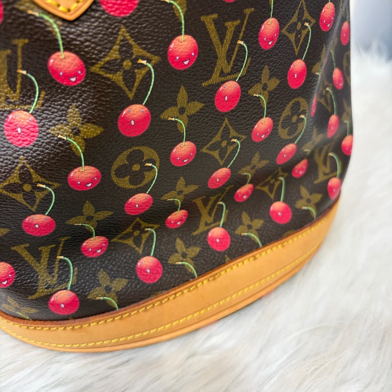 LOUIS VUITTON Bucket M95012 村上隆 櫻桃 水桶包 手提包 肩背包-63