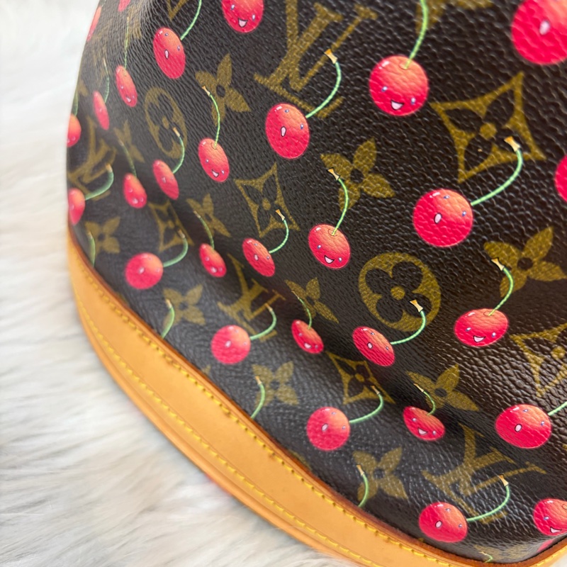 LOUIS VUITTON Bucket M95012 村上隆 櫻桃 水桶包 手提包 肩背包-64