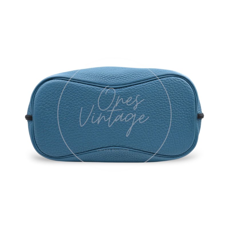 中古 愛馬仕 Hermès So Kelly 26 Bleu Jean 牛仔藍 Togo 皮革 印記 Square N 肩背包-9
