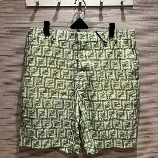 💎Han's house精品服飾💎 FENDI 芬迪 滿版 FF 短 褲 義大利製 現貨50 原價27400-1