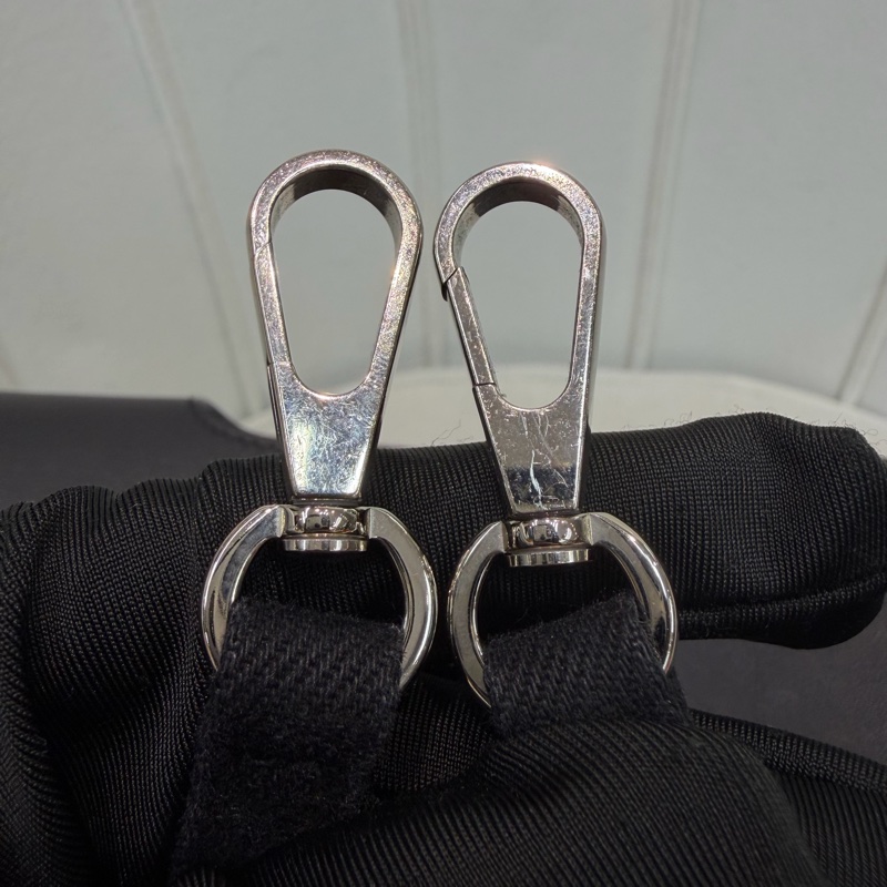 Hermes Valparaiso 黑色帆布拼皮蘑菇包 XC473-32