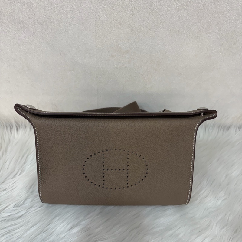 Hermes Videpoches B刻大象灰 愛馬仕男包 斜背包 側背包-1