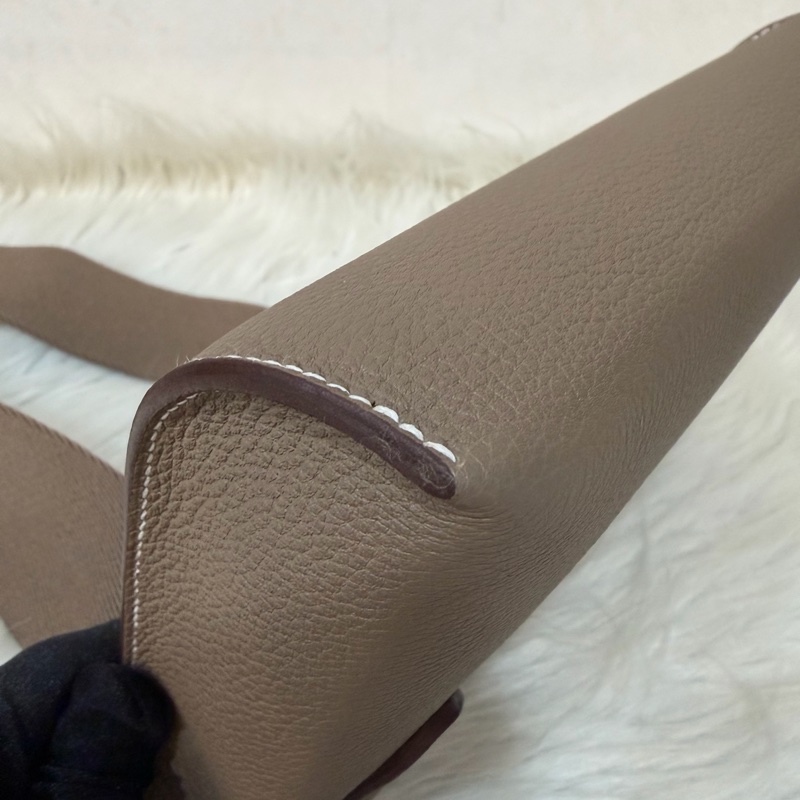 Hermes Videpoches B刻大象灰 愛馬仕男包 斜背包 側背包-7