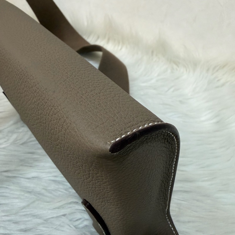 Hermes Videpoches B刻大象灰 愛馬仕男包 斜背包 側背包-10