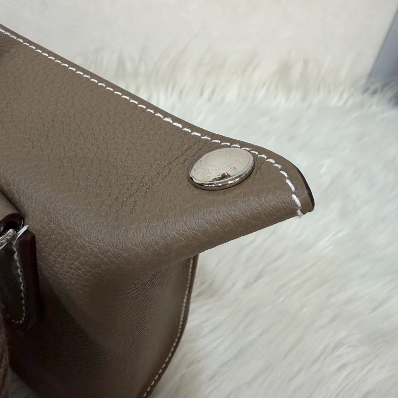 Hermes Videpoches B刻大象灰 愛馬仕男包 斜背包 側背包-14